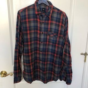 Flannel button down